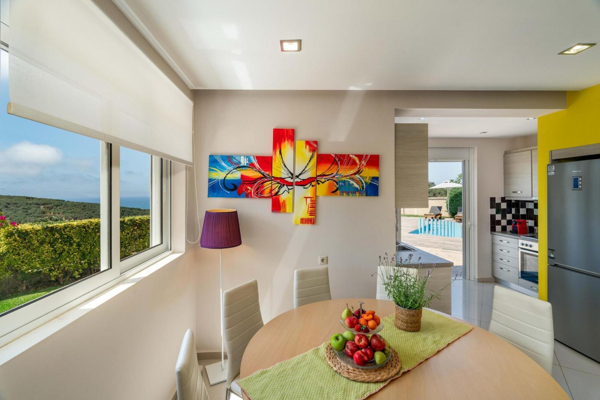 Villa Ariella With Sea View Agia Marina Exterior foto