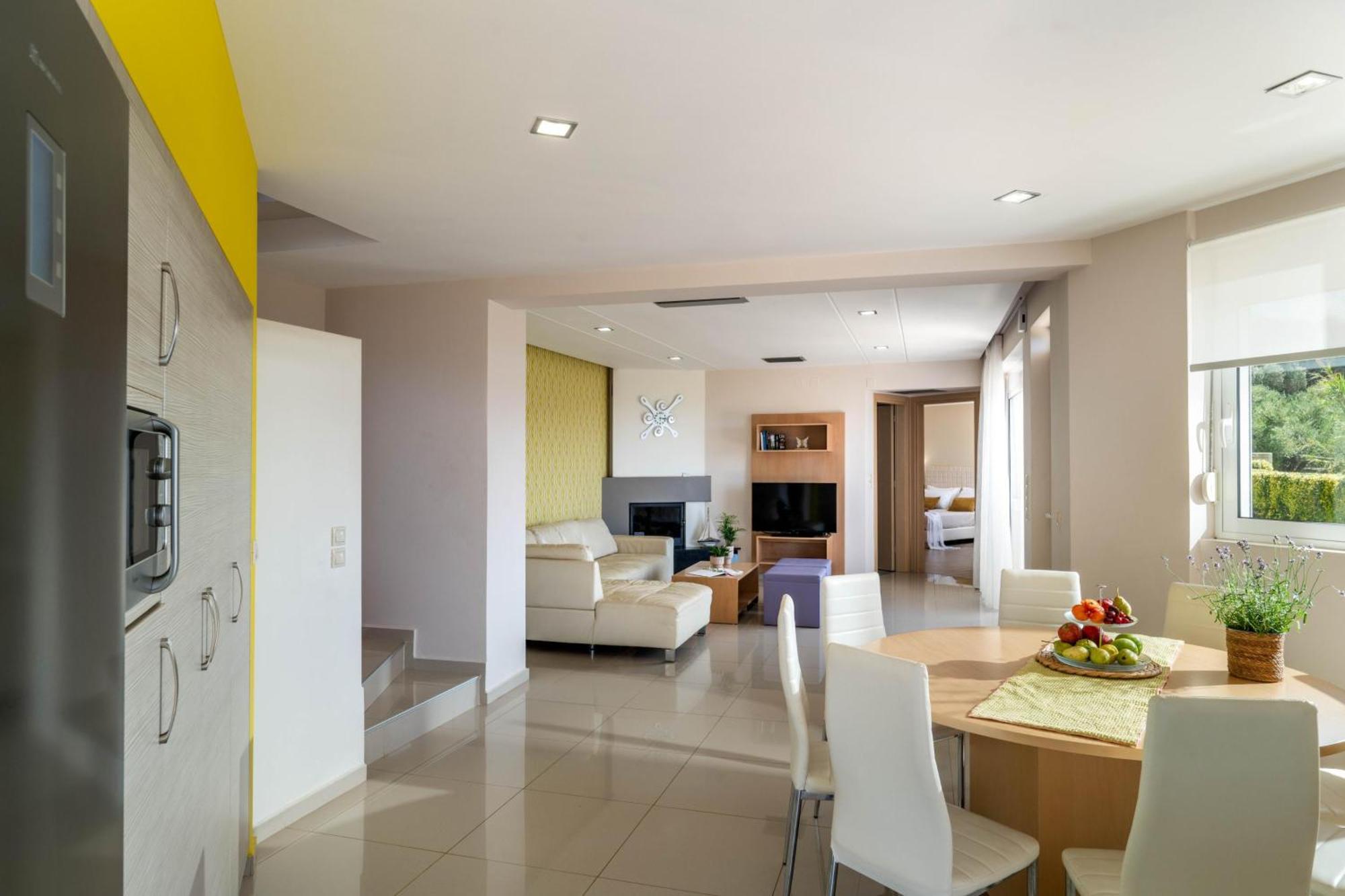 Villa Ariella With Sea View Agia Marina Exterior foto