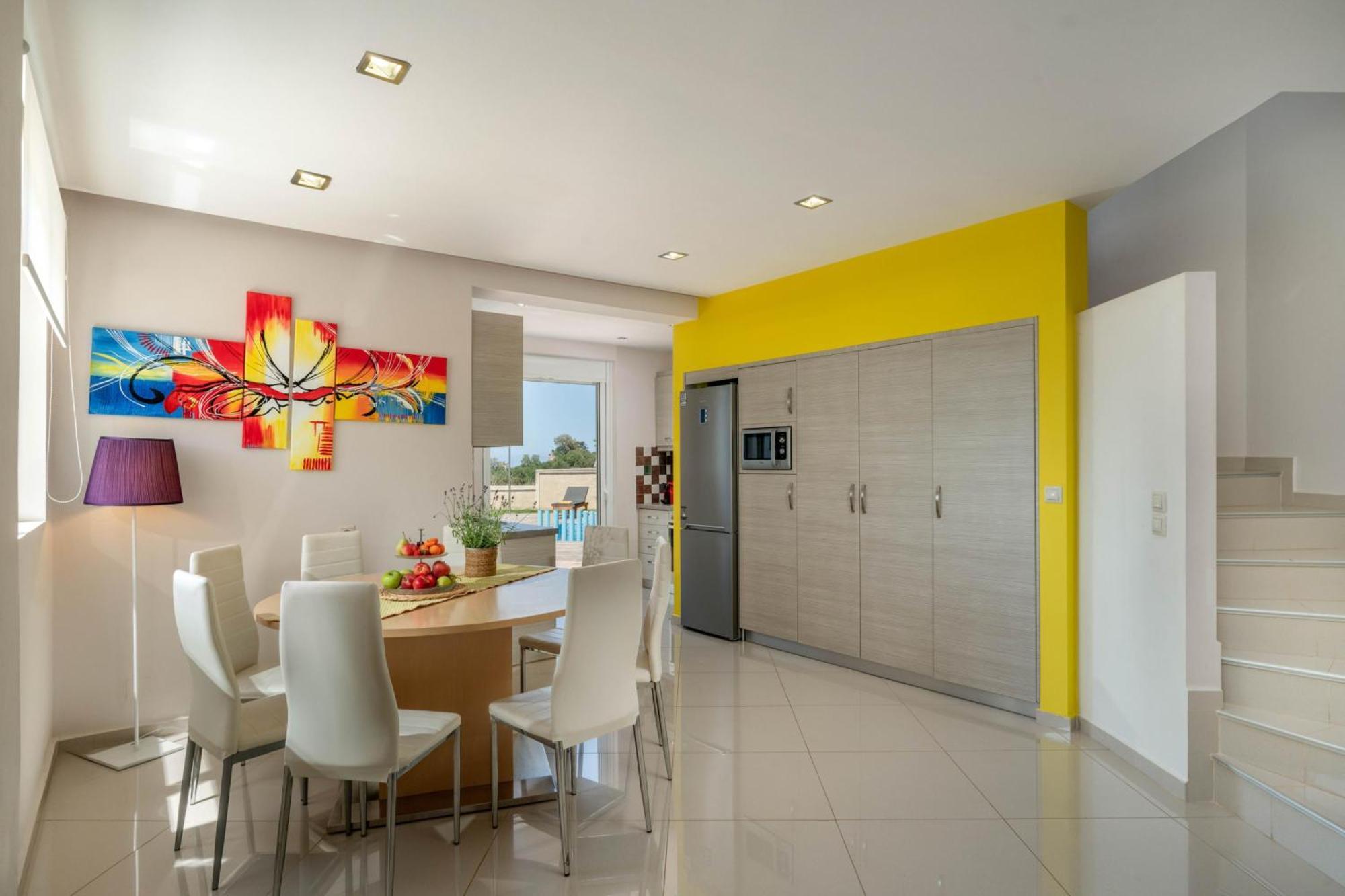 Villa Ariella With Sea View Agia Marina Exterior foto