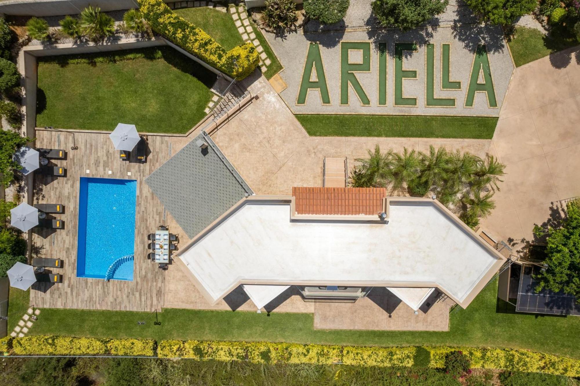 Villa Ariella With Sea View Agia Marina Exterior foto