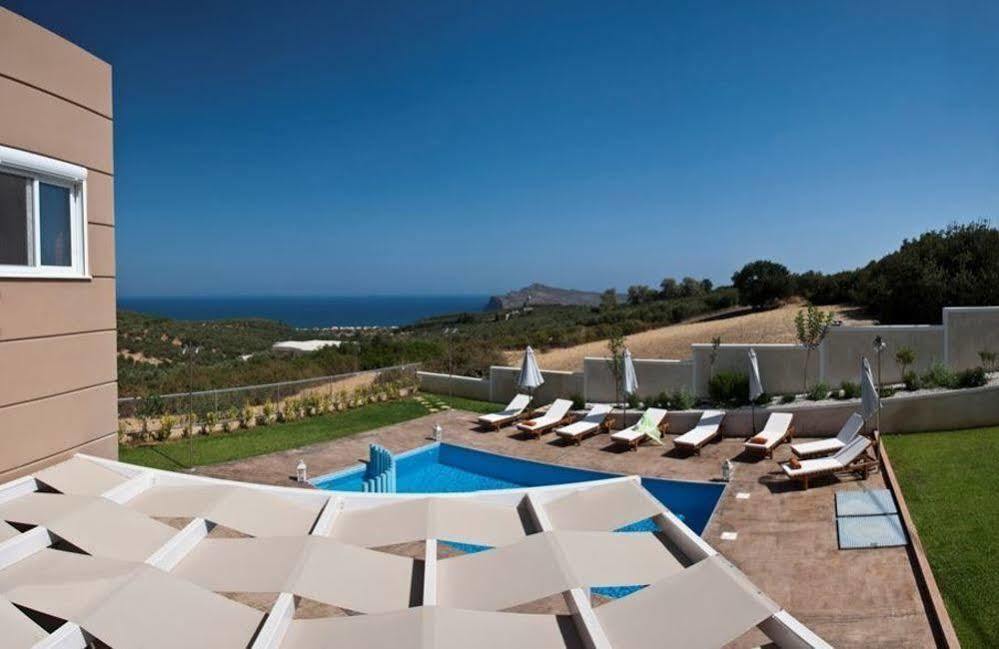 Villa Ariella With Sea View Agia Marina Exterior foto
